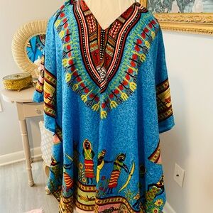 Gyspsie Blu Turquoise Blue Tribal Caftan